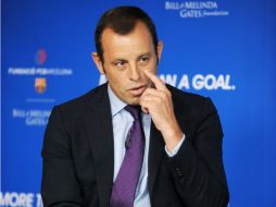 El socio realizó sus comentarios el 22 de abril cuando el presidente del club (en la imagen) convocó a una reunión. ARCHIVO /