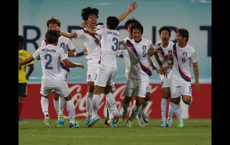 El equipo coreano dio cuenta de uno de los favoritos del torneo. AFP /