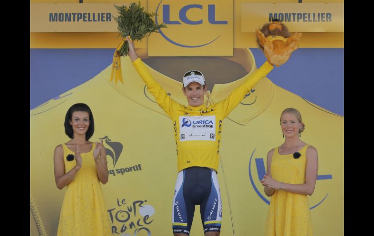 Daryl arrebata el liderato a su compañero Simon Gerrans. AP /