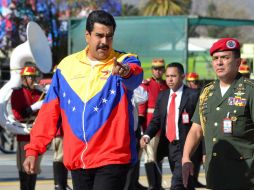 ''Quien se mete con Bolivia, se mete con Venezuela'', advirtió el mandatario. EFE /