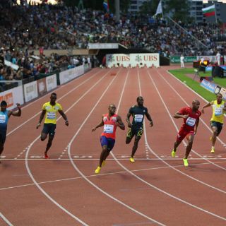 Tyson Gay marca el paso