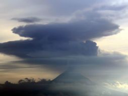 La actividad de ''Don Goyo'' deja huella de ceniza en municipios del oriente Estado de México y delegaciones del Distrito Federal. NTX /