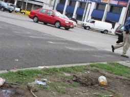El incidente se registró en el cruce de las calles 8 de Julio con Washington.  /