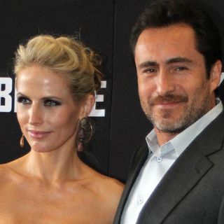Demian Bichir dirige a su novia Stefanie Sherk en el filme ''Refugio''