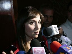 Cynthia Pacheco expresa su intención de realizar propuestas y proyectos para mejorar al instituto. ARCHIVO /