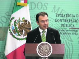 El secretario de Hacienda dijo que el presupuesto de las dependencias ha sido ejercido conforme los calendarios. NTX /