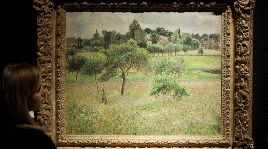 La muestra de Pissarro, se centra en el paisaje tanto rural como urbano. ARCHIVO /