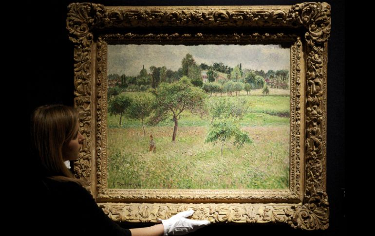La muestra de Pissarro, se centra en el paisaje tanto rural como urbano. ARCHIVO /