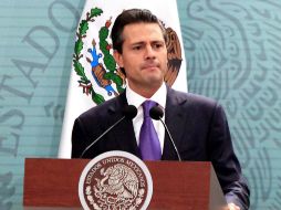 El Presidente Enrique Peña Nieto viajará este miércoles a Estados Unidos. ARCHIVO /