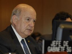 José Miguel Insulza considera necesaria la ''condenación'' del organismo hacia el trato a Evo Morales. EFE /