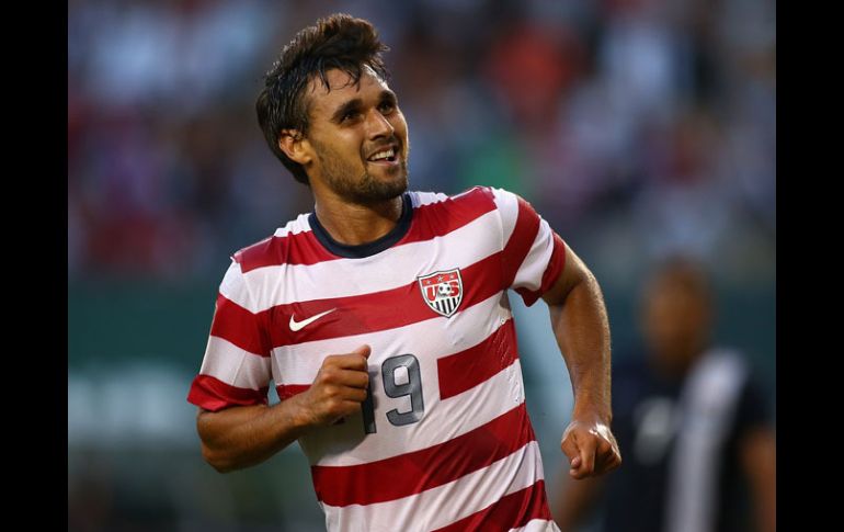 Chris Wondolowski del equipo estadounidense fue la estrella del partido al marcar tres tantos contra Belice. AFP /