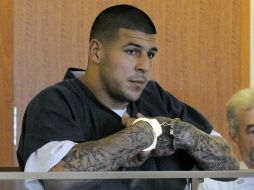 El ex jugador de los Patriotas podría pasar el resto de su vida en la cárcel. AP /