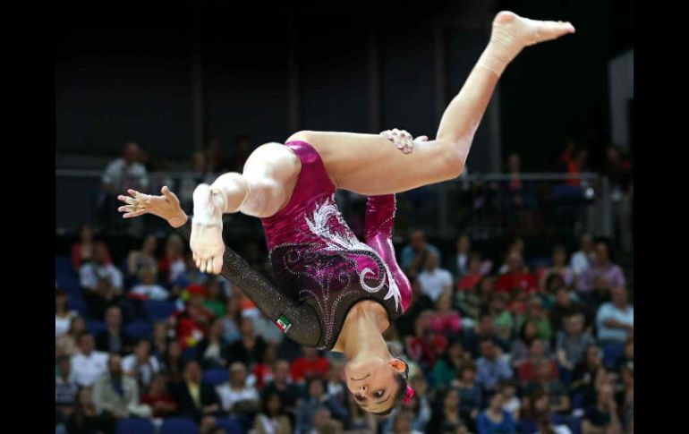 Elsa García asegura sentirse orgullosa de haber ganado una medalla en una competencia de alto nivel. ARCHIVO /
