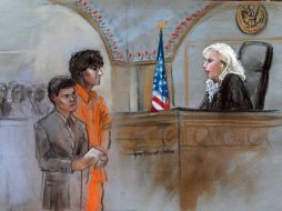 Acusado de atentado de Boston se declara no culpable. AP /
