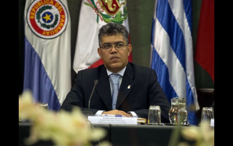 ''Hay tres sólidas propuestas de resolución'' que se pondrán a consideración de los presidentes, indicó Elías Jaua. AFP /