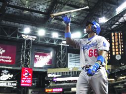 El novato sensación de los Dodgers de Los Ángeles, el cubano Yasiel Puig, tendrá que esperar para la próxima campaña. AFP /