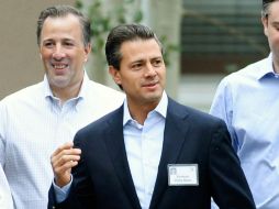 El Presidente Enrique Peña Nieto estuvo de gira en Sun Valley hace unos días. AFP /