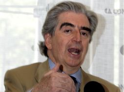 Rafael Tovar y de Teresa, destaca que la obra de Ernesto Tamariz  es un legado imaginario y colectivo a la sociedad mexicana. ARCHIVO /