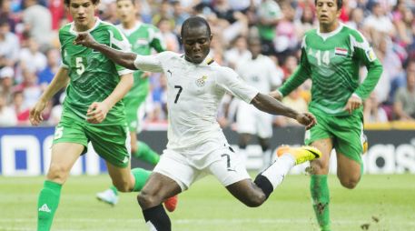 Frank Acheampong fue el encargado de cerrar los tres tantos que harían de Ghana el cuadro ganador del tercer sitio. AFP /