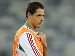 'Chicharito' quiere llegar a tope para pelear por un puesto con los Red Devils. ARCHIVO /