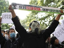 El daño al medio ambiente es una de las grandes preocupaciones de la población china. ESPECIAL /
