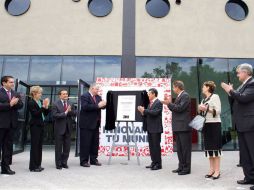 Peña Nieto, durante la inauguración del Centro de Investigación y Desarrollo Tecnológico 3M en México. ESPECIAL /