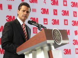 Peña Nieto expone que su gobierno seguirá ampliando inversiones para actuar eficazmente contra el crimen organizado. SUN /