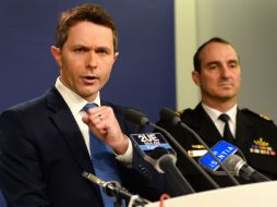 El ministro australiano de Justicia, Jason Clare, ahondó en los detalles sobre el naufragio. AFP /