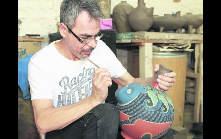 Cortéz ha realizado dos exposiciones de manera individual, una en Tonalá y otra en la Ciuad de México. EL INFORMADOR /