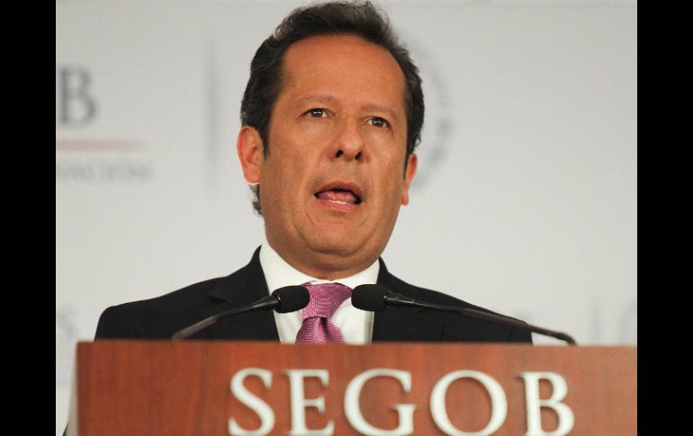 El actuar del gobierno mexicano, declara Eduardo Sánchez, es garantizar la seguridad de los ciudadanos. ARCHIVO /