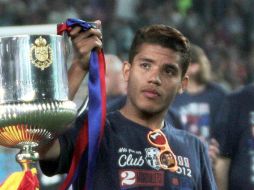 El menor de los hermanos dos Santos no entra en los planes de Barcelona y tendría que buscar equipo. ARCHIVO /