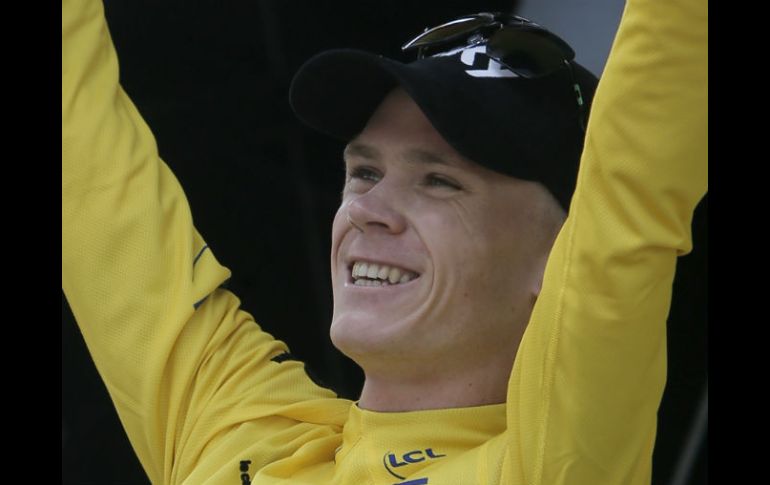El ciclista reconoce que no esperaba ser el más rápido sino mantener las diferencias del tiempo. AP /