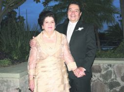 Los festejados. Ana Rosa Espinosa Regalado y José de Jesús Huerta Flores.  /