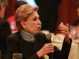 Por una destacada y prolongada actuación de servicio a la República, Rosario Green Macías será nombrada Embajadora Emérita de México. ARCHIVO /