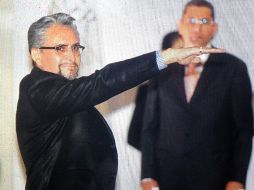 Octavio Solís, al momento de rendir protesta como titular de la dependencia.  /