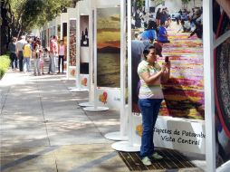 La exhibición se compone de muestras fotográficas, artísticas, gastronómicas y artesanales de Michoacán. ARCHIVO /
