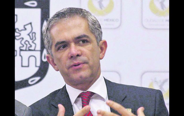 Miguel Ángel Mancer, jefe de gobierno del DF, está a favor del Pacto por México. NTX /