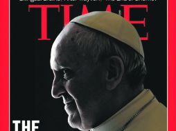 Destacado. La portada de ''Time'' muestra el perfil apacible del Pontífice, ataviado con  sotana y gorro blanco. EFE /