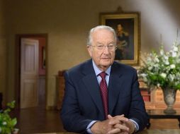 Alberto II se despidió de los belgas y de sus veinte años de reinado con un emotivo discurso. EFE /