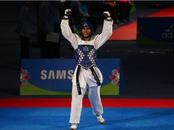 El taekwondoín inició de manera favorable la jornada. ESPECIAL /