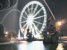 La rueda de la fortuna que se instalará en la ciudad tiene las mismas características que la que se encuentra en París. ESPECIAL /