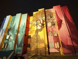 La obra es del neomuralista Luis Enrique Gómez.  /