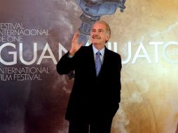 Fernando Luján estuvo presente para agradecer el homenaje. NTX /
