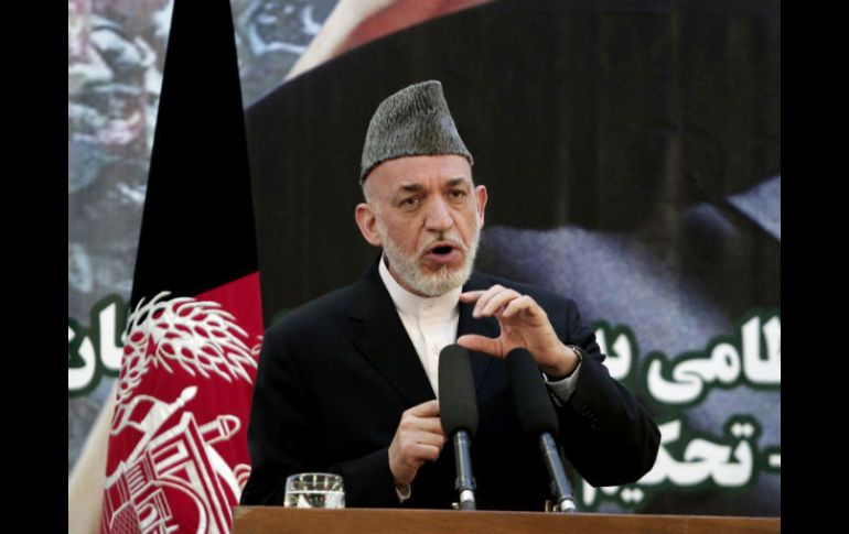 El segundo mandato de Hamid Karzai por cinco años concluye a fines del próximo año. AP /