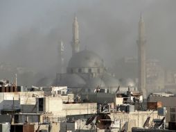 Opositores armados sirios dispararon un misil que cobró la vida de 25 civiles y dejó heridos a otros 85. AFP /