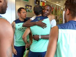 El defensa recuerda al equipo que lo cobijó a pesar de no haber entrado en planes. ESPECIAL /