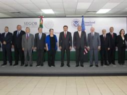 Las comitivas de México y EU se reúnen para discutir la situación de migrantes mexicanos en EU. TOMADA DE @osoriochong  /