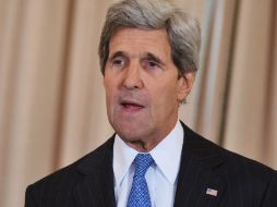 Kerry se reunirá el jueves por la tarde con el recientemente electo jefe de la oposición siria, Ahmad Jarba. AFP /