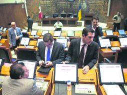 Quórum. Legisladores de Jalisco, durante una sesión del Congreso local. EL INFORMADOR /