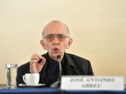 Abreu, fundador del Sistema de Orquestas Juveniles de Venezuela, intervendrá en el Festival de Salzburgo. AFP /